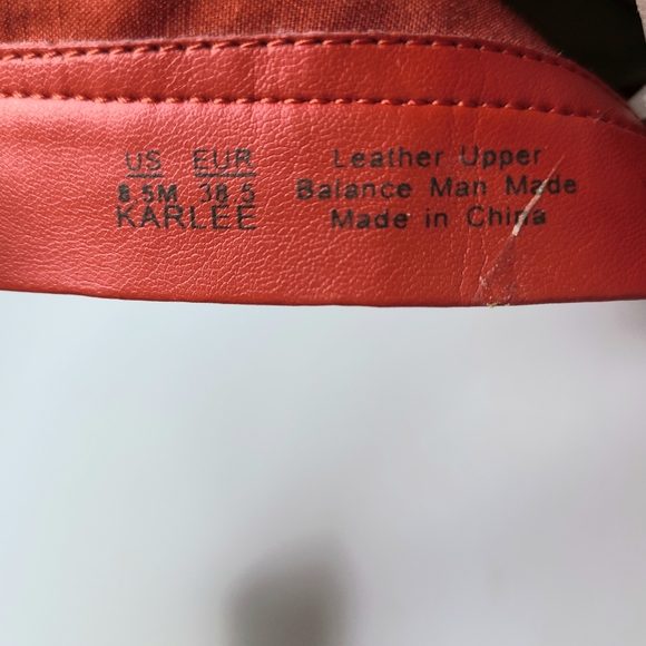 Sam Edelman Karlee Red Suede Ankle Boots - Picture 10 of 12